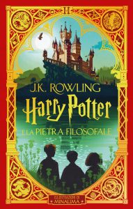 Book Cover: Harry potter e la pietra filosofale. Illustrazioni di Minalima